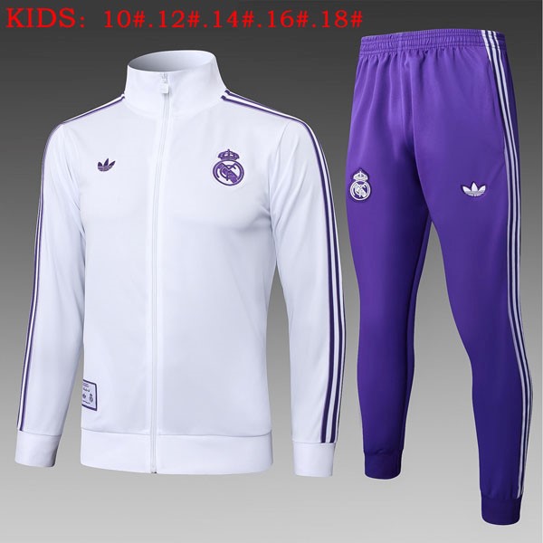 Ninos Chandal Real Madrid 2025-2026 Blanco 7